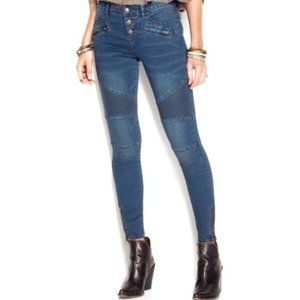 Free People Blue Skinny Jeans